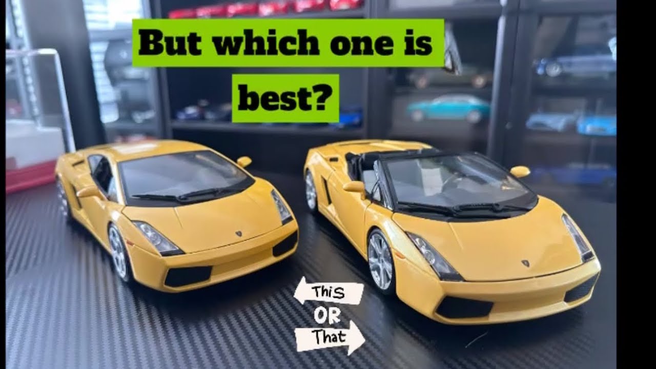 1:18 Lamborghini Gallardo by Maisto Review - YouTube