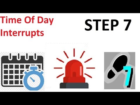 Time of day interrupts OB10 | Control a lamp  | Schedule signals | SIEMENS STEP 7