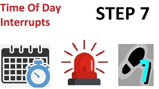 Time of day interrupts OB10 | Control a lamp  | Schedule signals | SIEMENS STEP 7