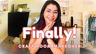 I Finally Made My Craft Room Look GOOD | IKEA Room Makeover