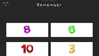 Memory Game | Numbers | Kids puzzle screenshot 3