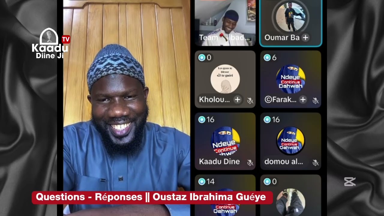 Question, réponse ~ Tonth Ay Ladjj Ak Oustaz Ibrahima Guéye 