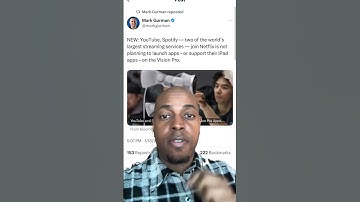 🤯 Spotify, YouTube, Say No To Apple Vision Pro⁉️ #spotify #youtube #visionpro #shorts