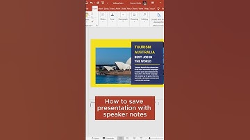How to save presentations as a PDF with speaker notes #powerpoint #shorts