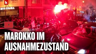 Reporter mittendrin: So wild feiert Marokko den Final-Einzug beim Afrika Cup | Marokko - Nigeria