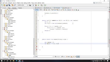 Menjumlahkan 2 buah Matriks di Java(NetBeans)
