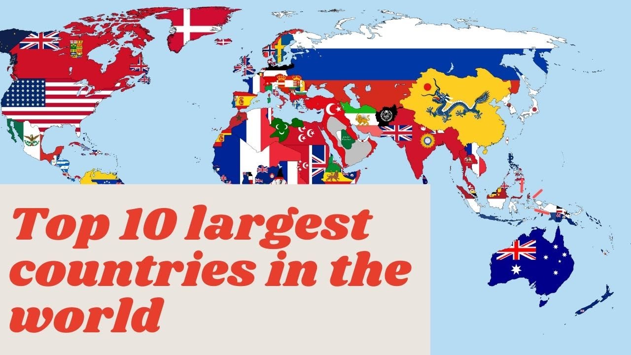 Largest country in the world by area 2020 – top 10 - YouTube