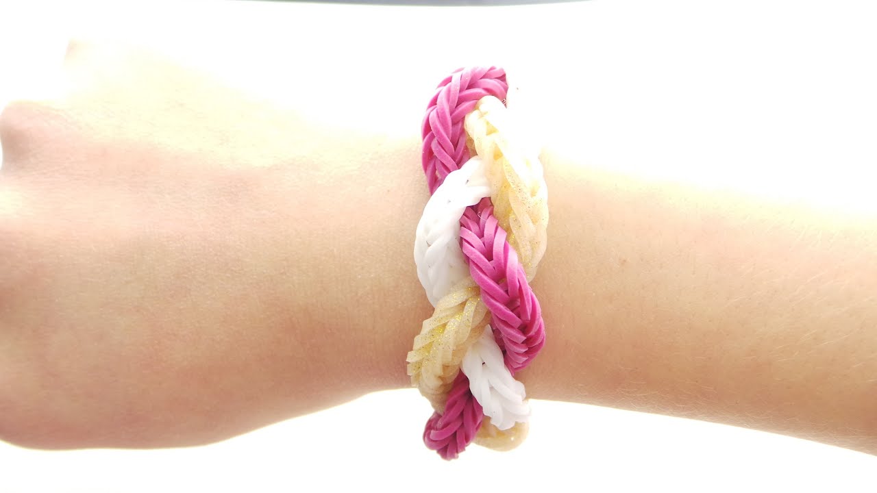Rainbow loom bands flecht armband (anleitung deutsch) youtube