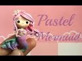 Pastel Mermaid | Polymer Clay ɞ