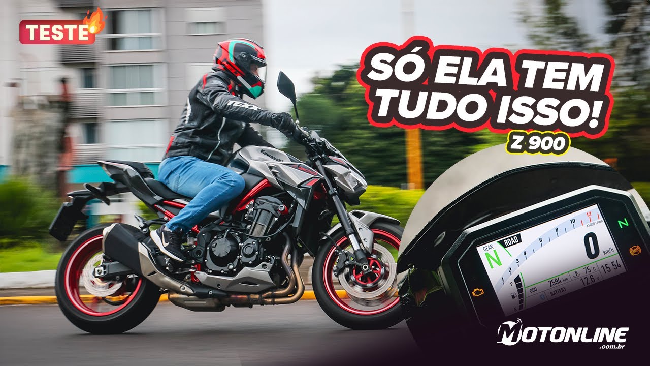 TESTE Z 900: tudo o que ela tem na ELETRÔNICA da Kawasaki; melhor