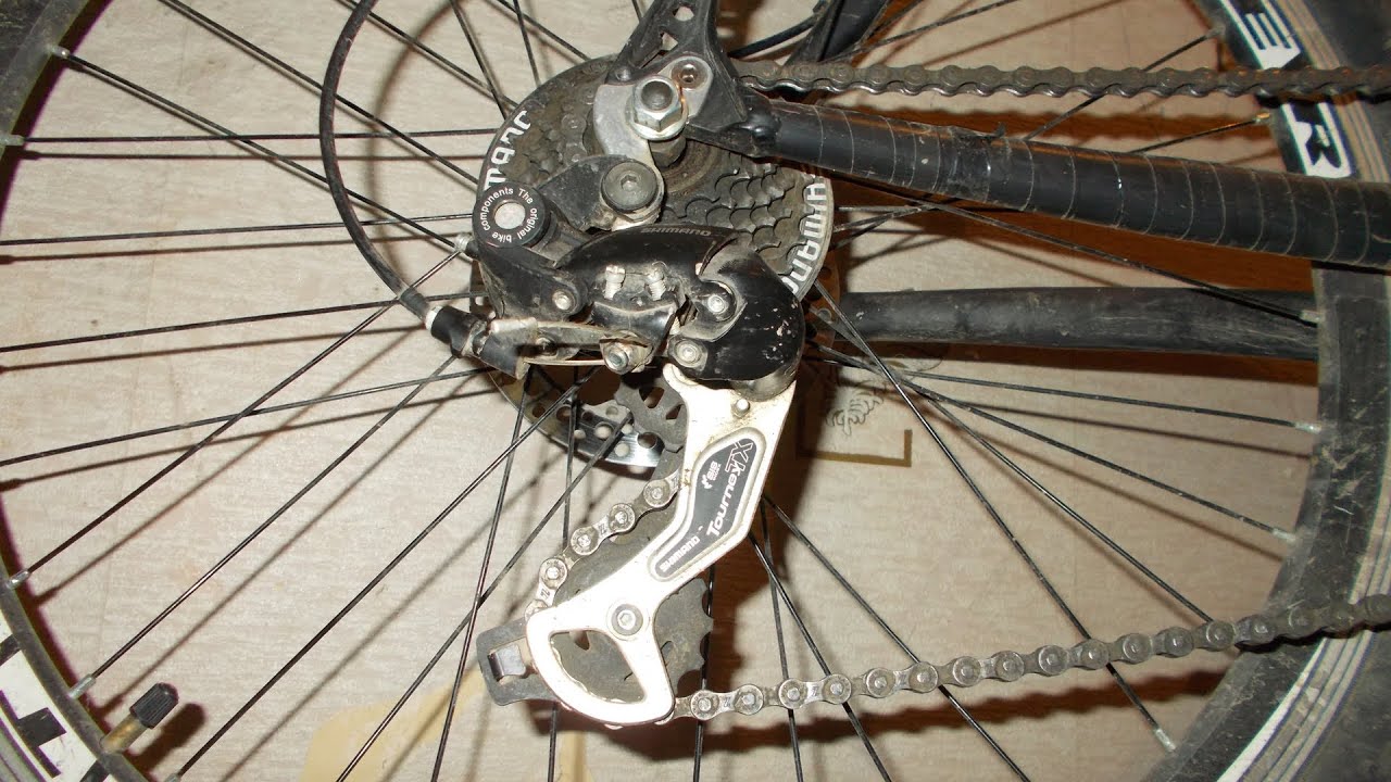 Установка заднего колеса на велосипед