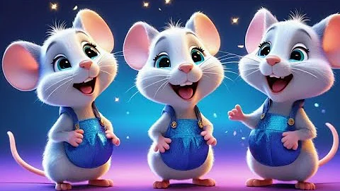 Three Blind Mice Explore Cheddar Candle Village | Best Nursery Rhymes and Kids Songs Collection