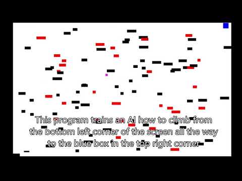 Genetic Algorithm Solves Moving Platform Maze