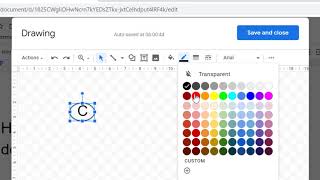 How to Circle a Letter in Google Docs screenshot 5