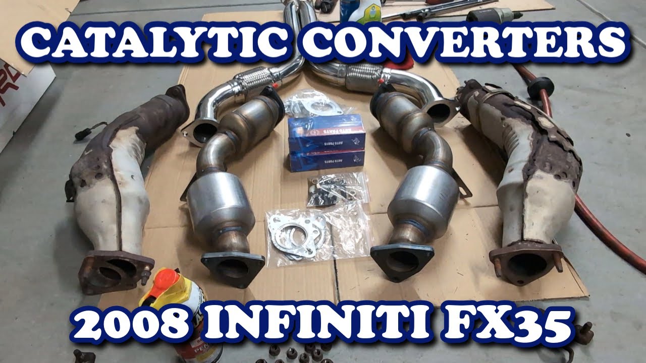 Installing NEW Catalytic Converters  | 2008 Infiniti FX35