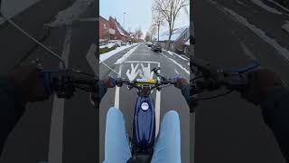 Man sollte immer aufpassen beim Moped fahren #simson #motovlog #schnee #bikelife