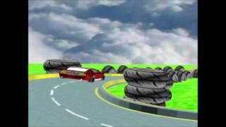 Racing Car Track using 3ds Max