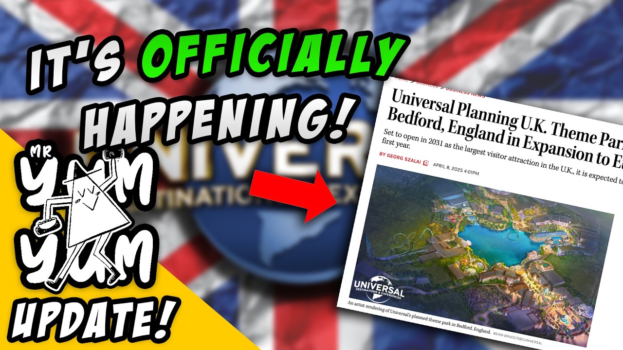 Universal Studios CONFIRMS New UK Theme Park – Opening 2031! | Biggest Park News Yet!