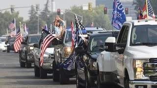 Hundreds turn out for the Trump 2020 Vehicle Parade