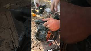 Chainsaw Starting problem fix #stihlchainsaw #chainsaws #chainsawrepair #shorts