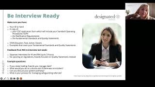 Webinar 23 - Preparing for your CQC Registration Interview