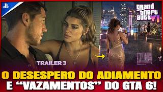 🚨Suposto PERIGO de ADIAMENTO GTA 6 + VAZAMENTOS FALSOS, TRAILER 3 FAKE e Muito Mais!