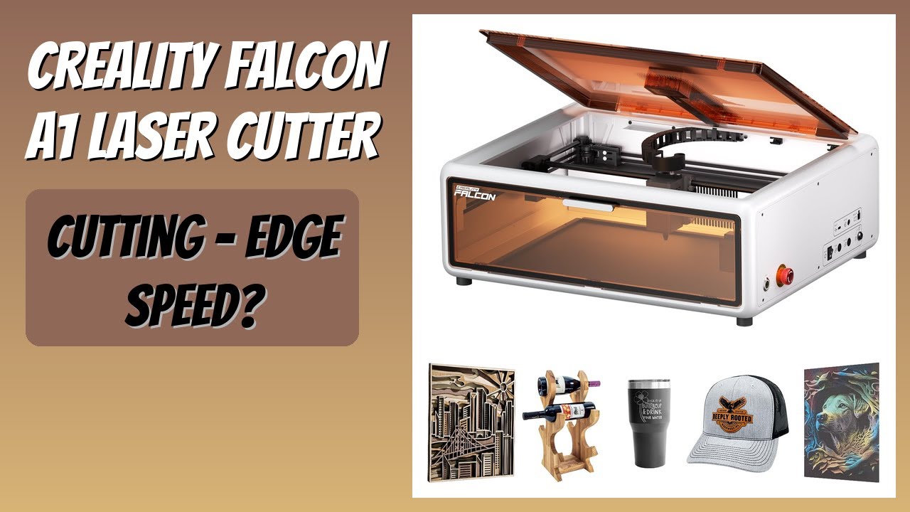REVIEW (2025): CREALITY FALCON A1 Laser Cutter. Features