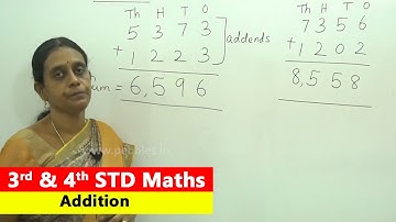 3rd & 4th STD Maths | Addition | CBSE Syllabus Mathematics