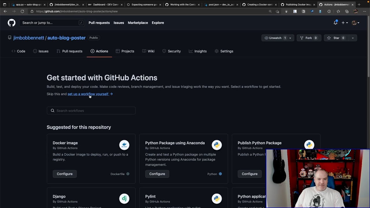 Jim learns GitHub Actions - YouTube