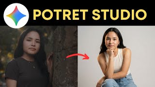 Cara Edit Foto Jadi Potret Studio PROFESIONAL di Bangku Kayu dengan AI screenshot 3