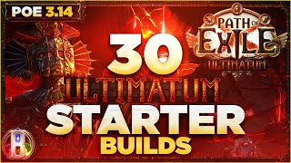 Path of Exile 3.14 - 30 Starter Builds for Ultimatum League - Ultimatum PoE - PoE 3.14