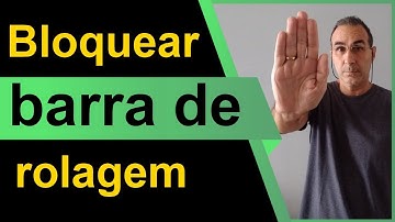 Bloquear barra de rolagem ( scrollbar ) de suas planilhas Excel com VBA.