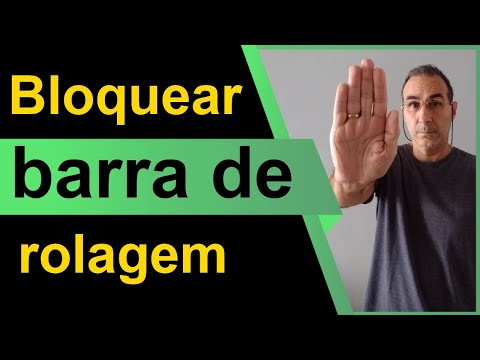 Bloquear barra de rolagem ( scrollbar ) de suas planilhas Excel com VBA.