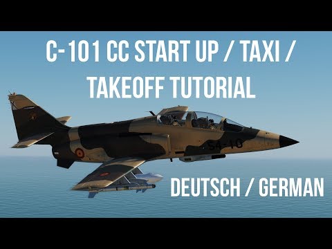 DCS: C-101CC Start Up / Kaltstart, Taxi, Takeoff | Deutsch | Tutorial