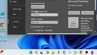 OneNote Theme Change Tutorial | Background & Dark Mode screenshot 3