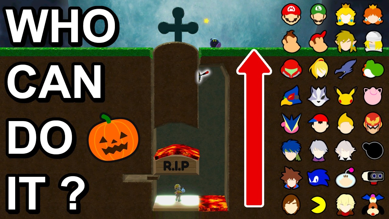 Who Can Escape His Grave 🎃 ? - Super Smash Bros. Ultimate