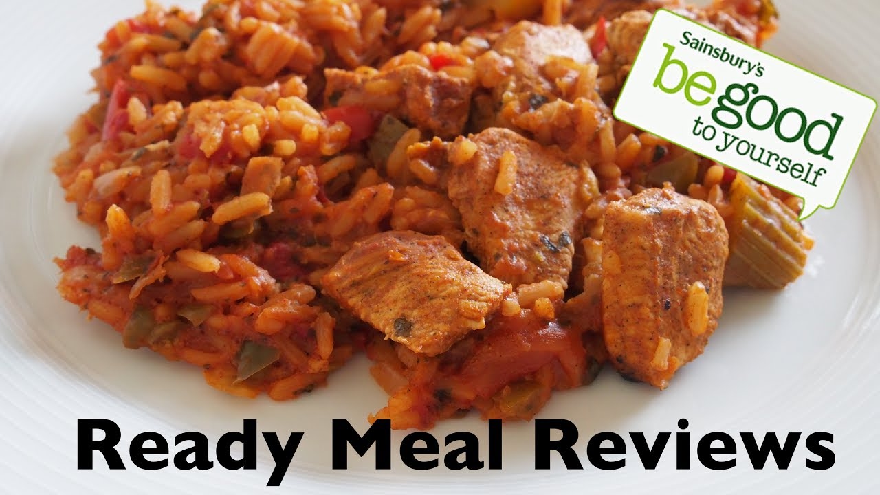 Ready Meal Reviews Sainsbury's Be Good To Yourself Jambalaya YouTube