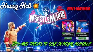 Rumble Mania Challenge | WWE MAYHEM | Happy Holi - WrestleMania 37 Update | Tips for Royal Rumble screenshot 4