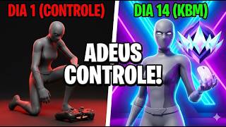 ADEUS CONTROLE! Fiquei PRO no Teclado e Mouse em 14 DIAS