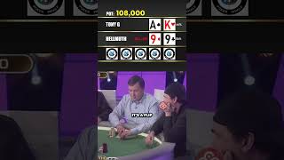 Just a Tony G and Phil Hellmuth hand