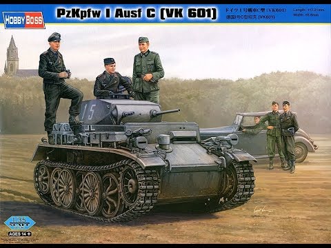 HobbyBoss 82431 1/35 Pz.Kpfw I Ausf. C (VK 601)