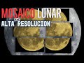 Mosaico lunar en alta resolución | Estabilización de superficie con PIPP y procesado con Registax.