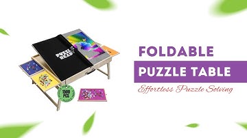 Portable Puzzle Solving: Foldable Puzzle Table with Shorter Legs! | Review