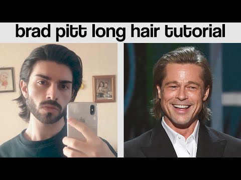 Brad Pitt Inspired Hairstyle | Men's Long Hair