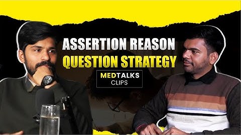 Best Technique To Solve Assertion And Reason Questions | 100% Accuracy #neet #neet2024 #medtalks