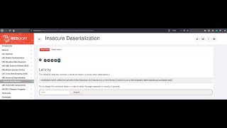 WebGoat 8 - Insecure Deserialization - Lesson 5 Wealth