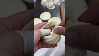 Correct technique for wrapping buns video #chinesefood #food