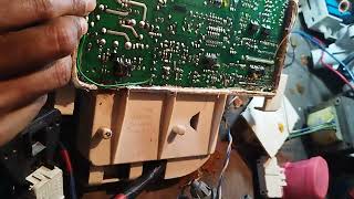 samsung washing machine error de ae problem solving main pcb board