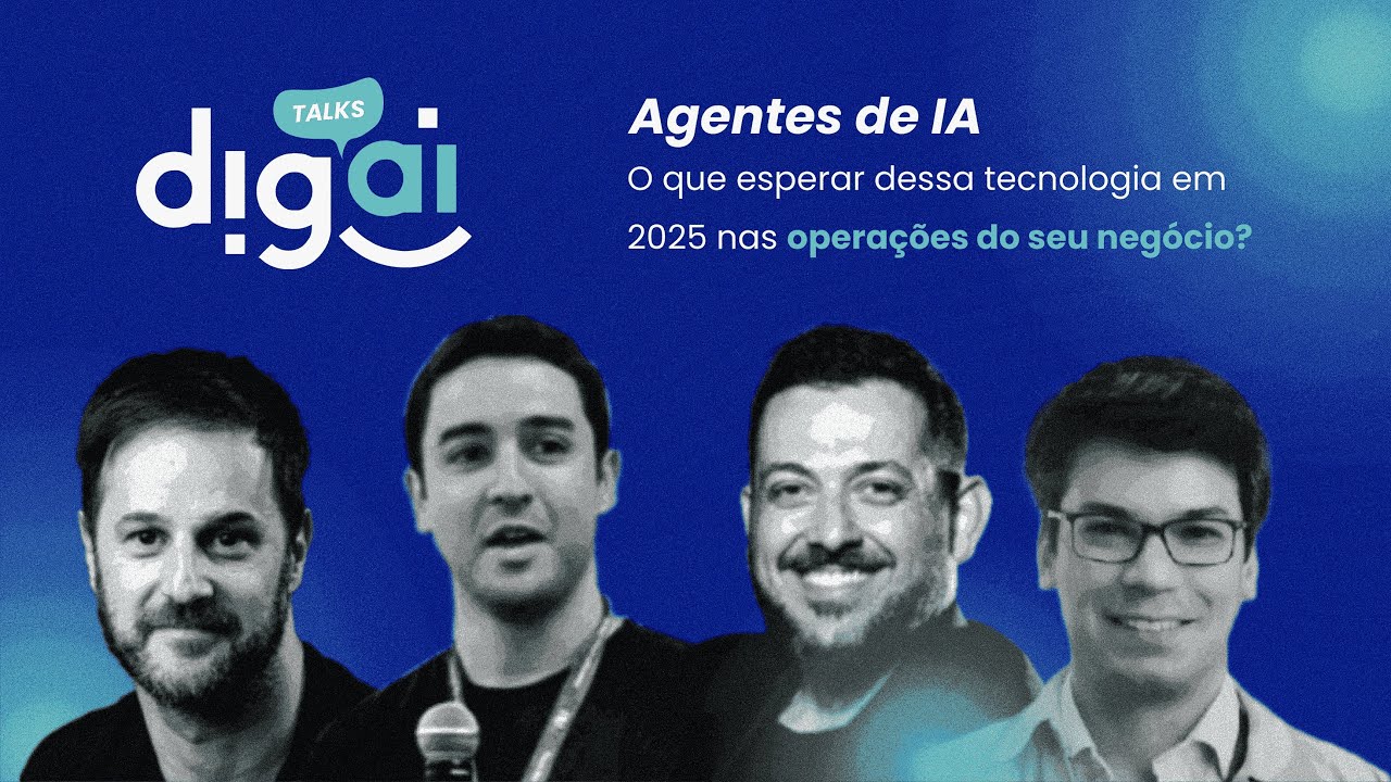 Capa do webinário Agentes de IA: o que esperar dessa tecnologia na operação dos seus negócios