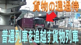 227系A25A54編成 山陽本線 下り 貨物列車 63レ EF210-138号機 機関車 牽引 コンテナ貨物 17両編成 JR貨物とキリンチャレンジカップ臨227系 横川 01387